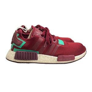 Adidas NMD R1 Collegiate Burgundy Hi Res Green (Women's) Size 7.5